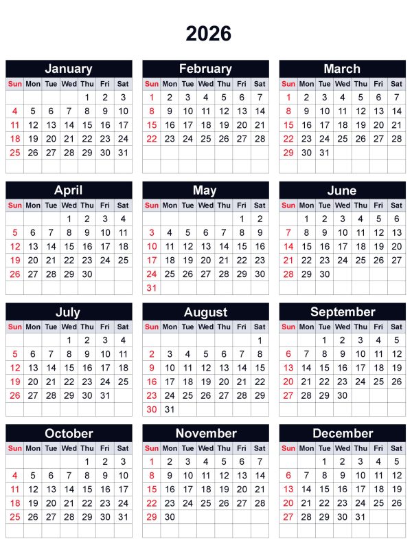 Calender2026